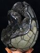 Septarian Dragon Egg Geode - Crystal Filled #37367-2